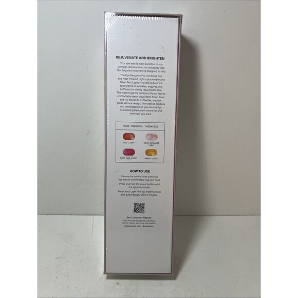SOLAWAVE Radiant Renewal EYE RECOVERY PRO EYE MASK Sealed Brand New - Picture 3 of 5